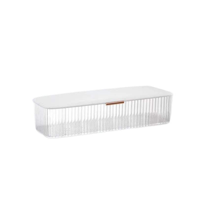 AITIME Storage Organizer for cosmetic contact lenses and daily disposable contacts Clear Plastic Box for all brands daily lens White